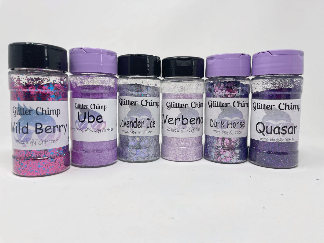 Purple Glitter Pack - Specialty Glitter Pack - Glitter Chimp