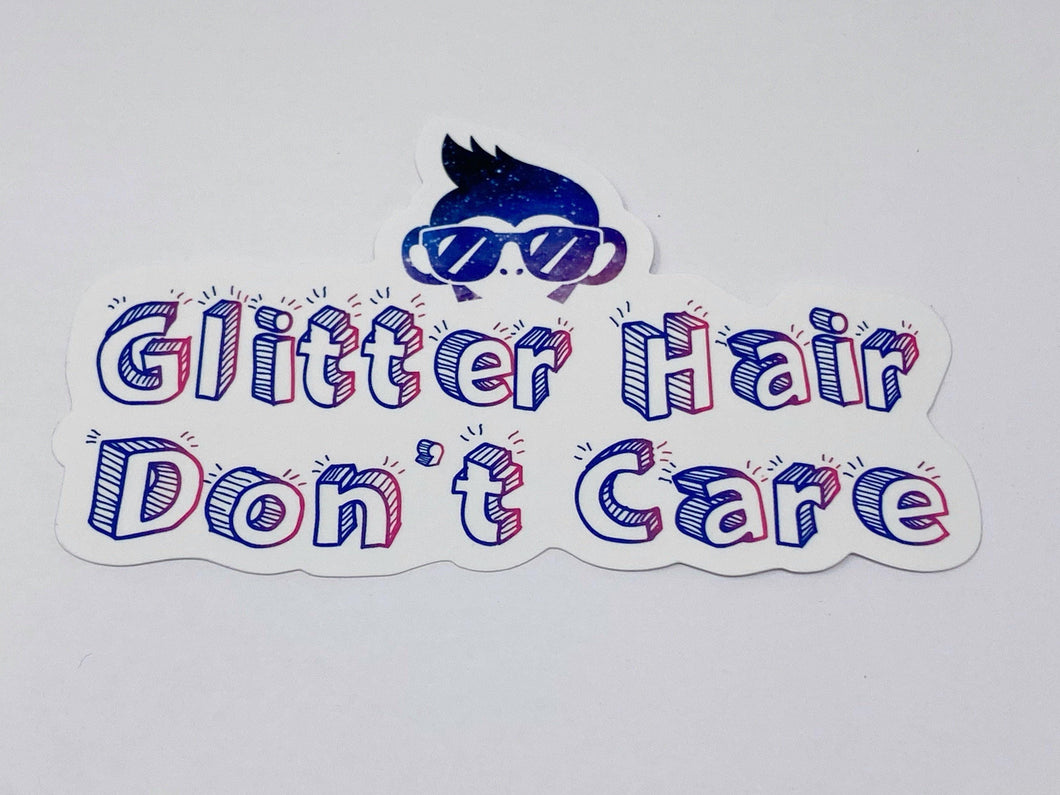 **Old School Glitter Hair Decal** | Glitter | GlitterChimp