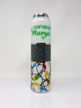 Load image into Gallery viewer, Glitter Chimp Adhesive Vinyl Decal - I Don&#39;t Know Margo! - 3.75&quot;x2&quot; Clear Background