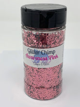 Load image into Gallery viewer, Awareness Ribbon Pink - Shape Glitter -  1 oz