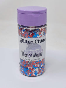 Merica Mouse - Shape Glitter - 2 Ounce | Glitter | GlitterChimp