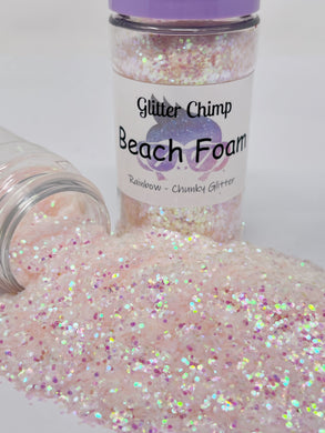 Beach Foam - Chunky Rainbow Glitter