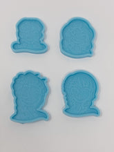 Load image into Gallery viewer, Elsa Sugar Skull Silicone Mold - Badge Reel/Grippy Chimp Attachment