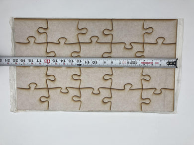 Large puzzle cutout
